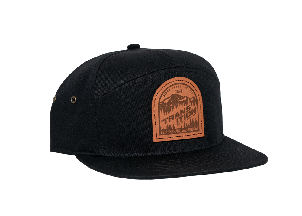 Transition Promised Land 7-Panel Hat Black