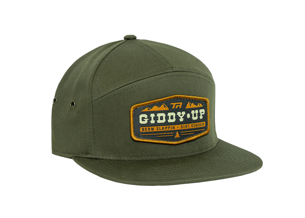 Transition Giddy Up 7-Panel Hat Green