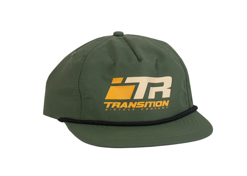 Transition Hot Lap Unstructured 5-Panel Hat Forest Green